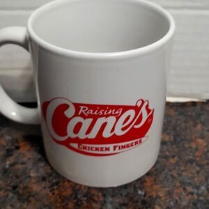 Raising Cane's Two Sided Mug...New Without Tags..